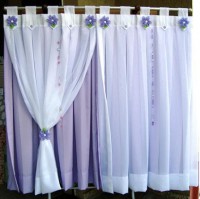 morado con blanco